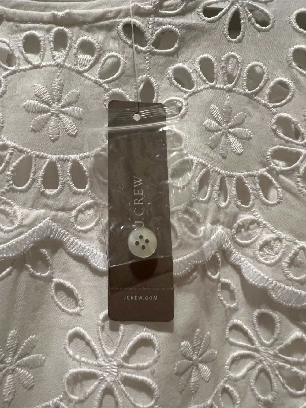 J. Crew white eyelet